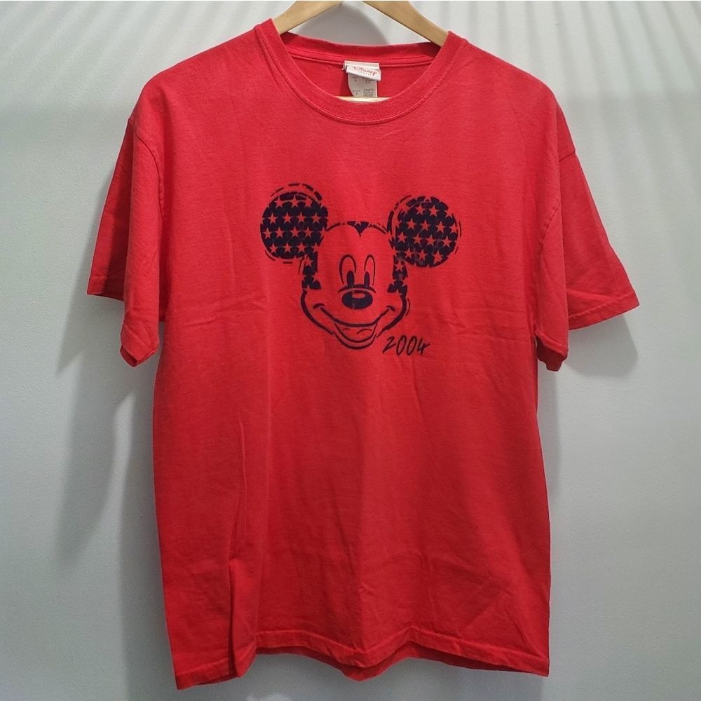 Disney Store MICKEY MOUSE 2004 Velvet fuzzy Mickey Limited Out Of Print Size Lg‎